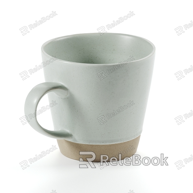 Modern cup teacup model