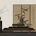 new chinese style screen 3d model