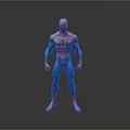 Spider Man Action Figure In Red And Blue Costume Standing Pose