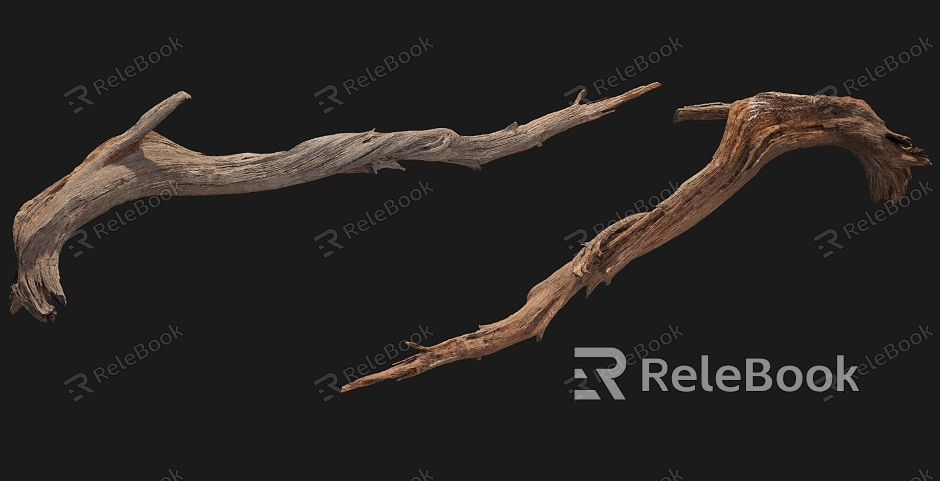 Branches Forest Trees Realistic Branches Games Forest Branches Big Mountain Fallen Trees Riverside Fallen Branches Trees Realistic Tree Stump model