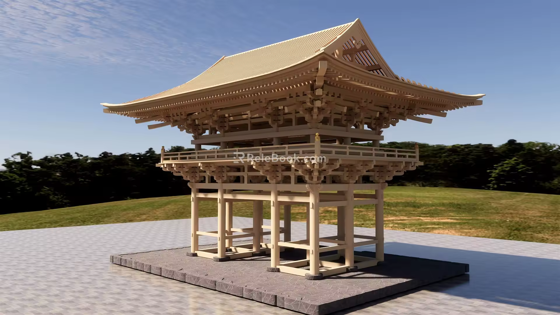 Chinese Style Pavilion Ancient Architecture 3d model