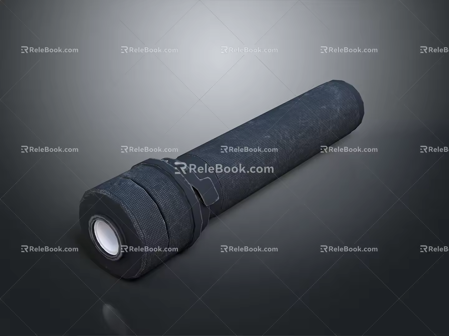 Flashlight flashlight military flashlight lighting tools tactical flashlight charging flashlight 3d model