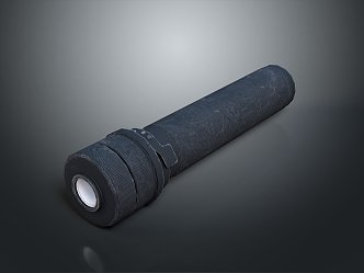 Flashlight flashlight military flashlight lighting tools tactical flashlight charging flashlight 3d model