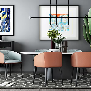 Restaurant portfolio 3d model