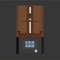 modern printer cnc printer large printer 3d model