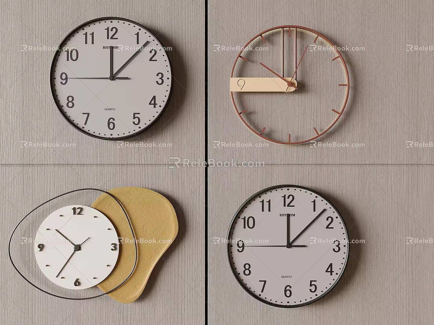 Creative clock clock wall clock 3d model