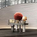 Modern CCD end stage ornaments combination 3d model