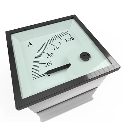 simple ammeter 3d model simple ammeter 3d model