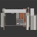 Heavy Duty Industrial Metal Equipment Featuring Platform Structure And Cylindrical Components