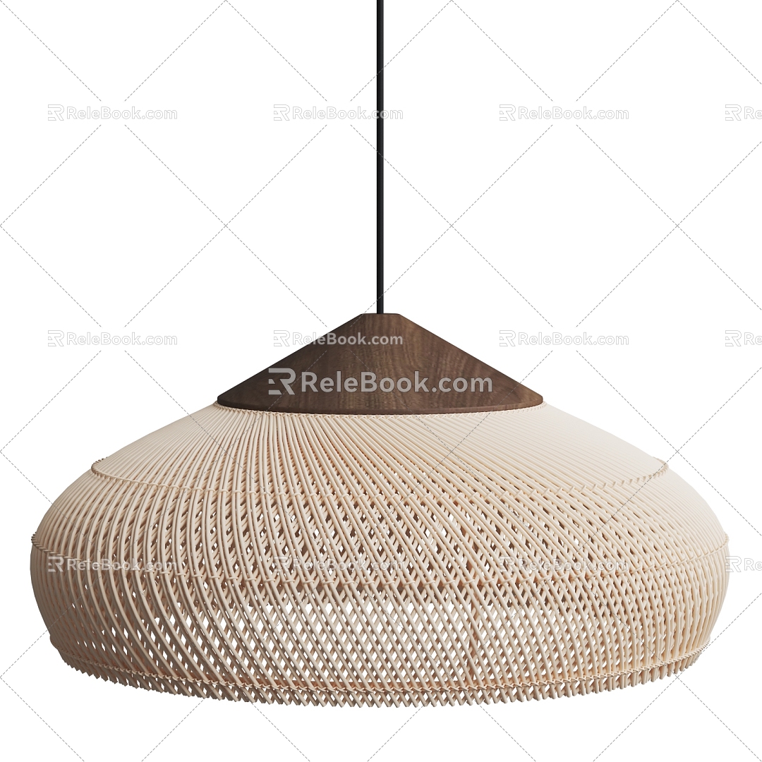 Rattan chandelier-Ji chandelier model