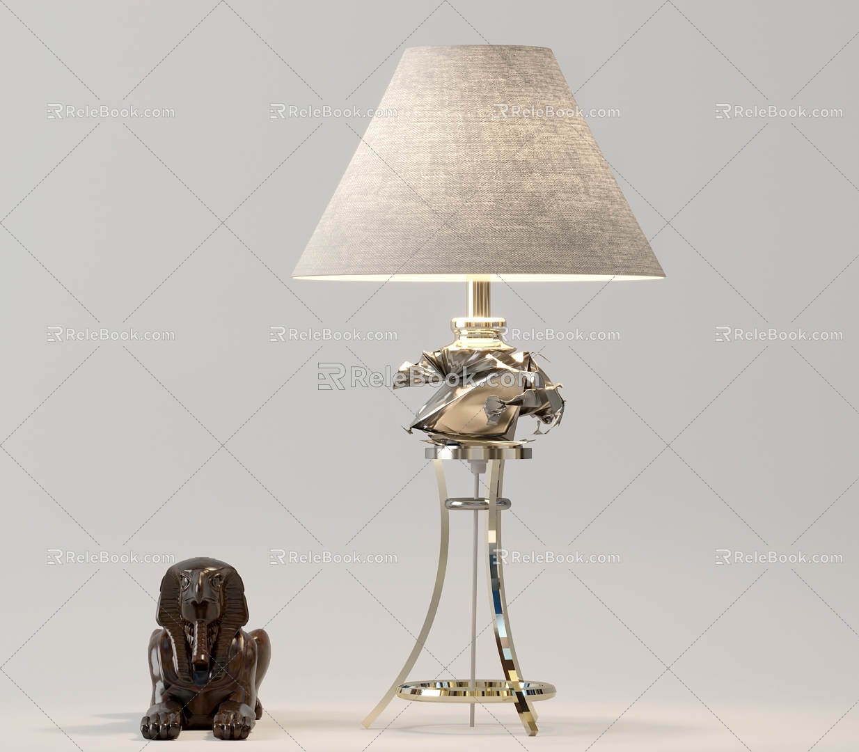 Modern table lamp 3d model