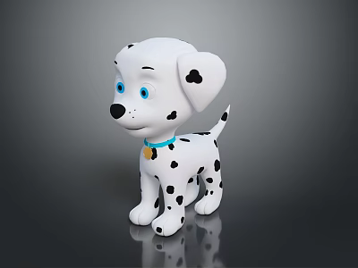 Dalmatians Cartoon Animal Pet Animation Mammals Mammals Game Animal Cartoon Animal Animal Realistic Animal 3d model