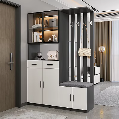 Modern Shoe Cabinet Hallway Cabinet Shoe Cabinet 3d model