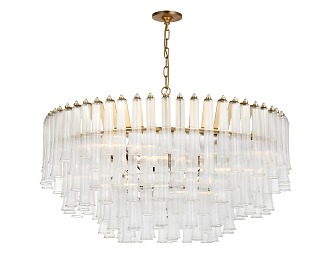 Modern Crystal Chandelier Living Room Chandelier 3d model