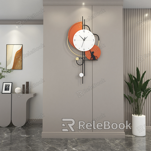 Modern Clock Living Room Clocks model