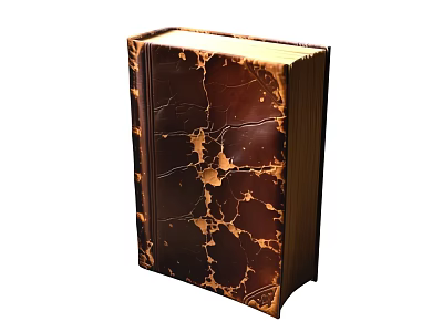 Retro Books 3d model