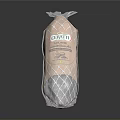 Bovati Salame Milano Net Wrapped Italian Dry Cured Sausage With Silver Foil Base