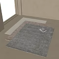 carpet square carpet wool carpet 3d model