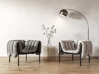 Modern ogo Casual Table and Chair Combination 3d model