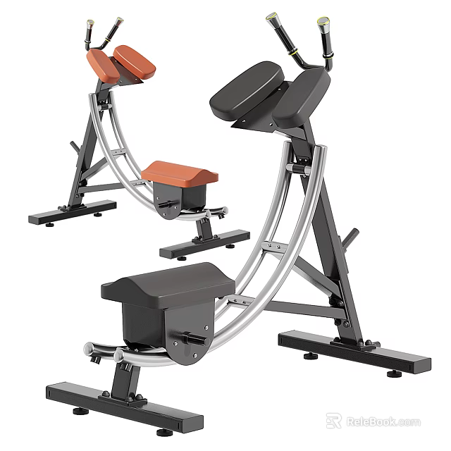 Home Gym Strength Training Equipment Adjustable Weight Bench With Padded Seat And Leg Developer 3d model 