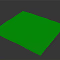 3D Topographic Terrain Model Featuring Green Vegetation Mountain Ranges And Plains