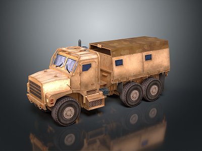 Military Truck Military Transporter Military Transporter Armed Transporter Armored Transporter 3d model