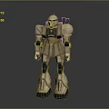 Robot Assistant Small Robot Butler Robot Butler Figure Game Figure 3d model