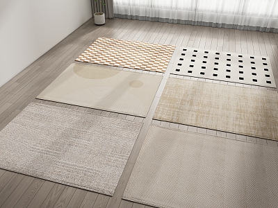 Modern Square Carpet model