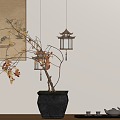 New Chinese Potted Plant 3d model