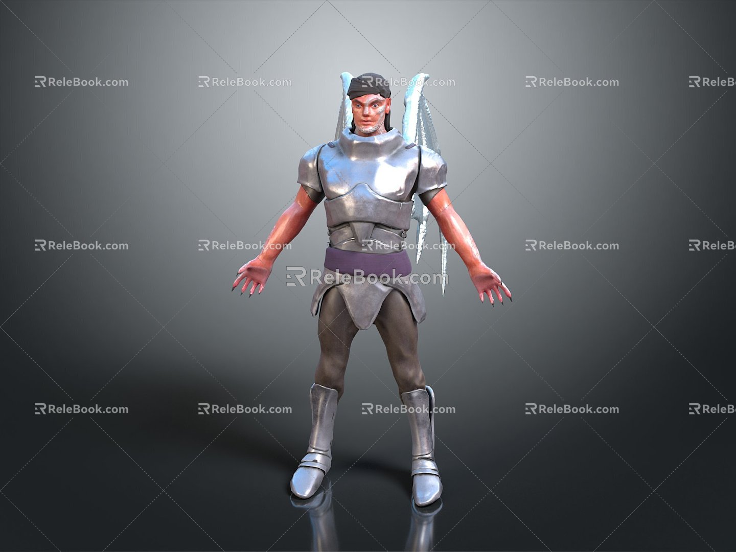 Western Samurai Western Warrior Western Hero Western Warrior Knight Hero Ancient Warrior Paladin 3d model