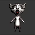 3D Rendered Cartoon Raccoon Game Character With Big Eyes Striped Tail And Friendly Expression
