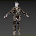 Modern Characters Foreigners Beggars Ordinary People Poor People Characters Realistic Men Game Characters Male Characters Middle-aged Men 3d model