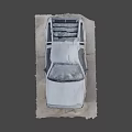 Vintage DeLorean Car Parked On Urban Pavement With Classic Design