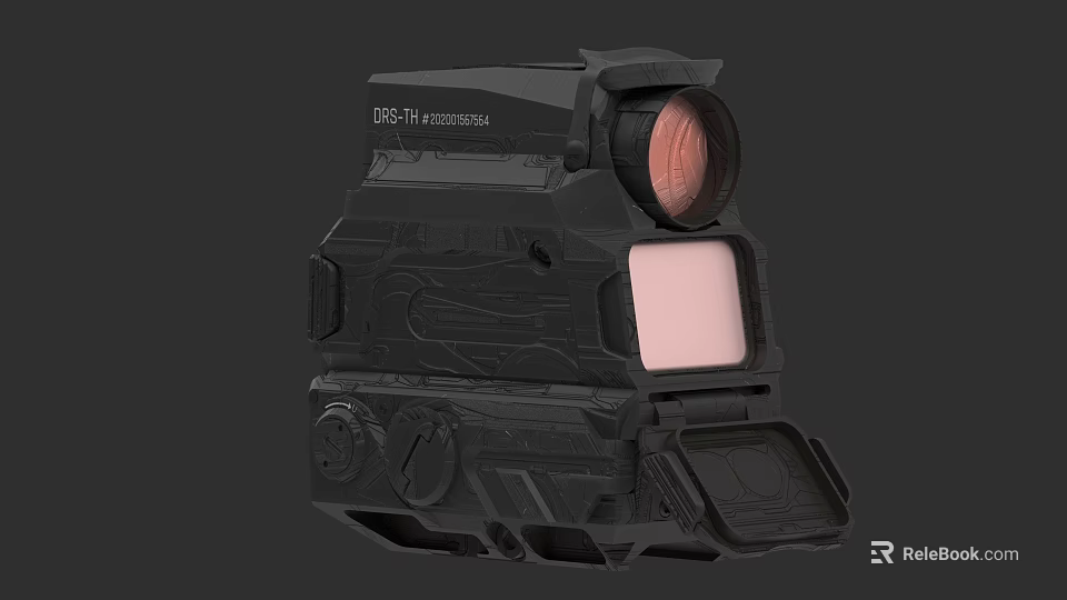 EOTECH EXPS3 Holographic Weapon Sight For Tactical Firearms With Clear Optic Lens 3d model 