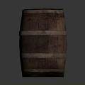 Vintage Wooden Barrel Sculpture Carving with Powder 100 lbs Middletown Oct 1784