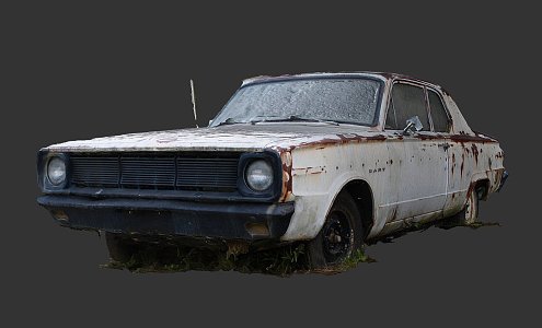 Universal White Car 3d model