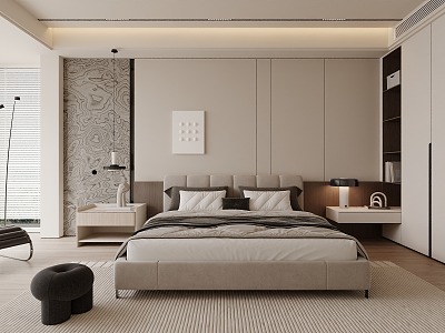 Modern Bedroom 3d model