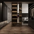 Modern Bedroom Interior Design With Dark Wood Headboard King Bed Area Rug And White Curtains