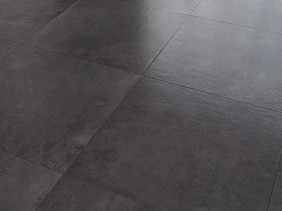Modern Gray Tile Floor With Sleek Glossy Surface For Interior Design Projects 3d model
