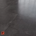Modern Gray Tile Floor With Sleek Glossy Surface For Interior Design Projects 3d model