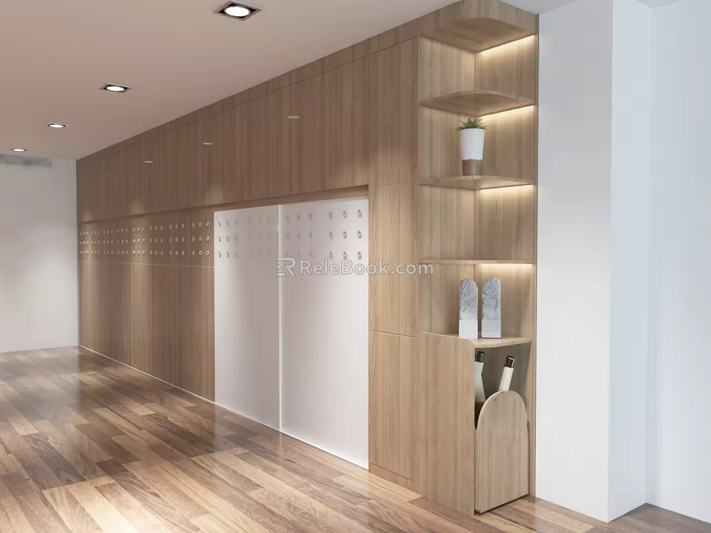 Cabinet Bookcase Locker 3d model