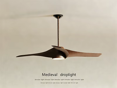 Medieval Droplight With Vintage Metal Design And Unique Shape For Interior Decoration 3d model