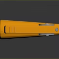 Orange Stapler With Modern Design And Metal Stapling Mechanism For Office Use