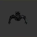 Tactical Armored Human Character 3D Model Standing With Military Gear And Helmet