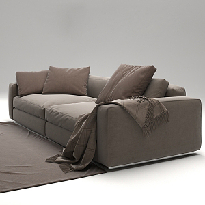 Double sofa 3d model