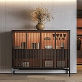 Poliform CODE New Chinese Sideboard Cupboard 3d model