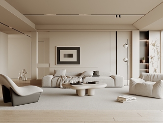 modern living room home living room 3d model