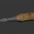Modern screwdriver flat screwdriver 3d model