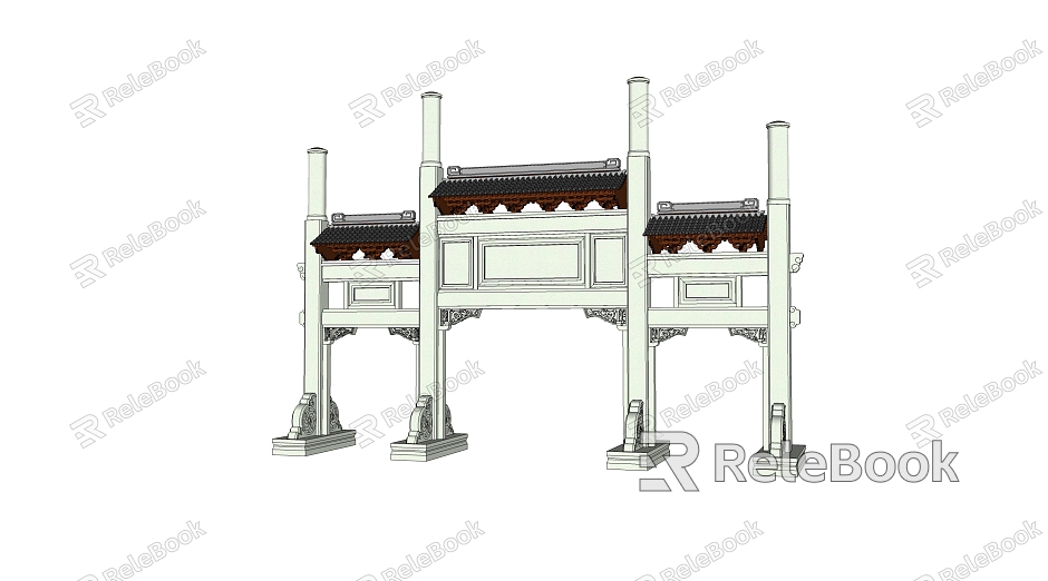 Chinese archway model