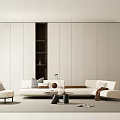 Modern Sofa Coffee Table Combination Sofa Coffee Table 3d model
